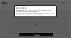 Desktop Screenshot of maceas.com